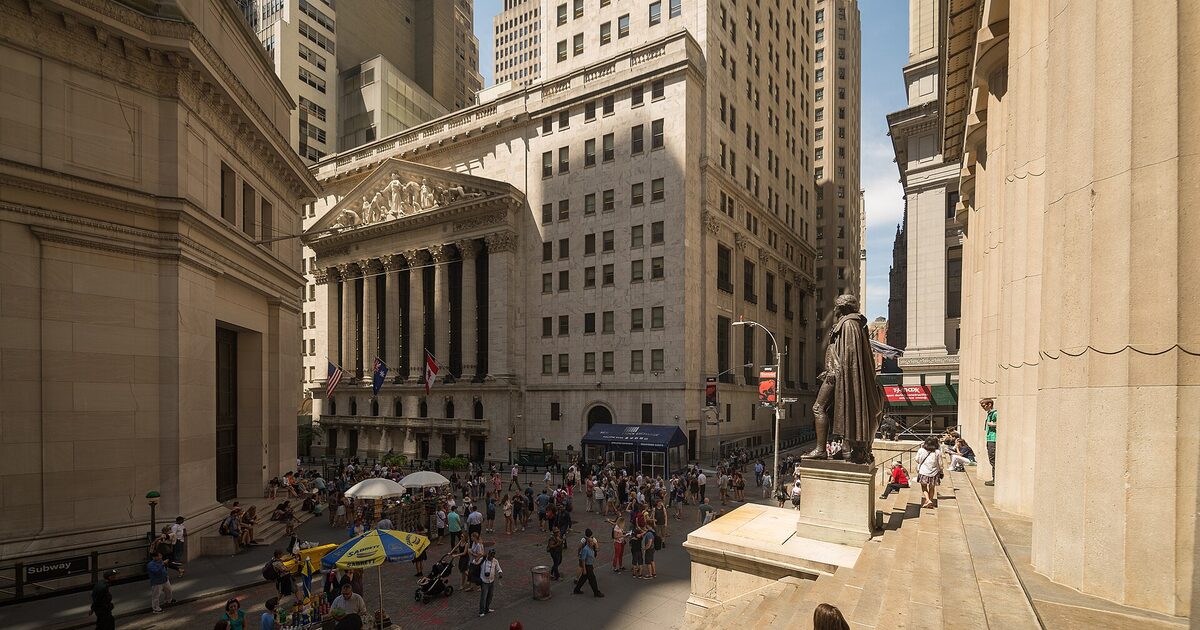 The New York Stock Exchange building facade